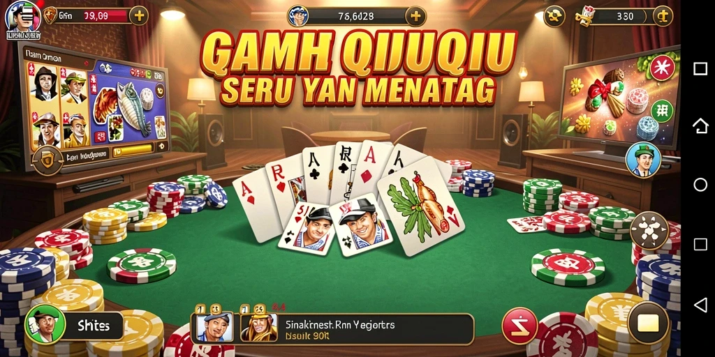 Tampilan gameplay mendebarkan dari 6RT dalam QiuQiu.