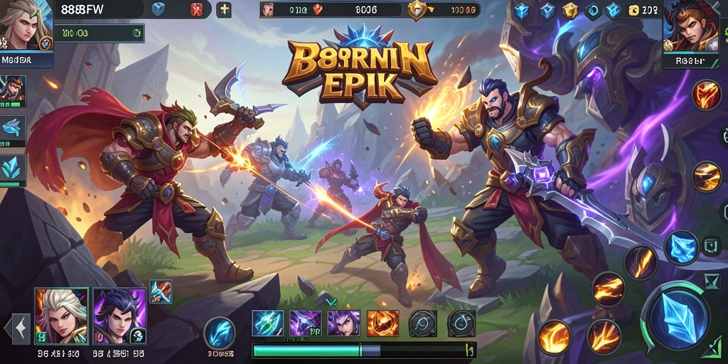 Tangkapan layar gameplay menarik dari 888FW yang menunjukkan pertempuran seru.