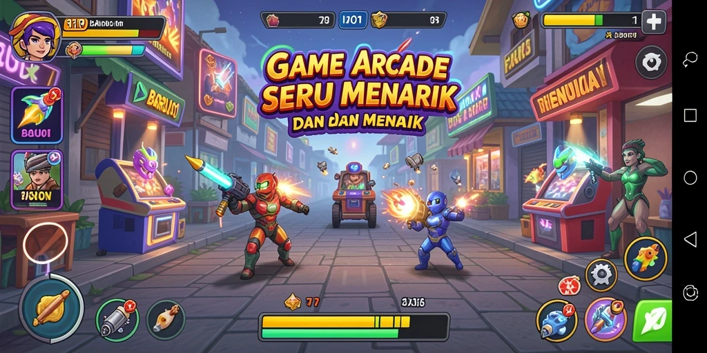 Tampilan gameplay seru dari BARU01 yang memukau.