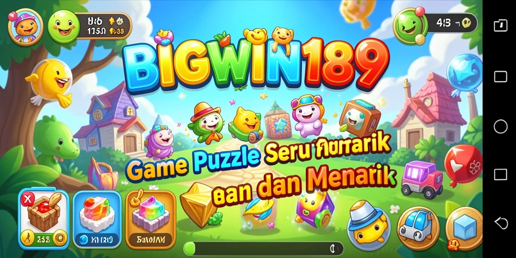 Tampilan gameplay <strong>BIGWIN189</strong> yang menarik dengan berbagai puzzle menantang.