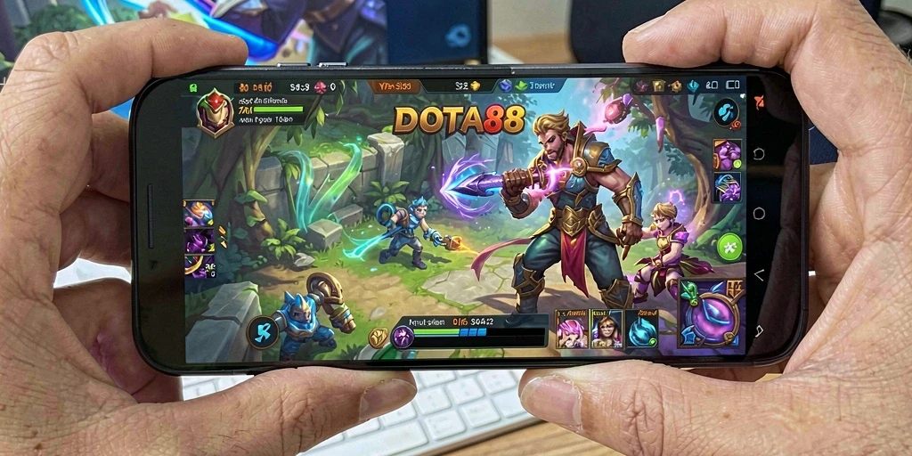 Screenshot DOTA88 menampilkan serunya gameplay Arcade yang menantang.
