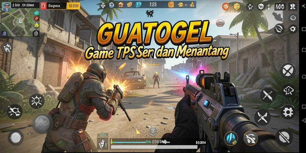 Tampilan gameplay GUATOGEL dengan aksi seru dan grafis menakjubkan.