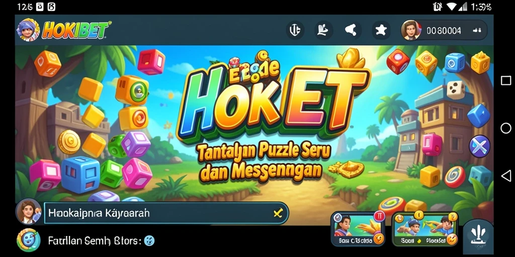 Tampilan seru gameplay HOKIBET dalam tantangan Puzzle.