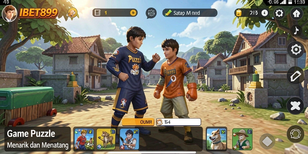 Tampilan gameplay menantang dari IBET899 dengan banyak teka-teki menarik.