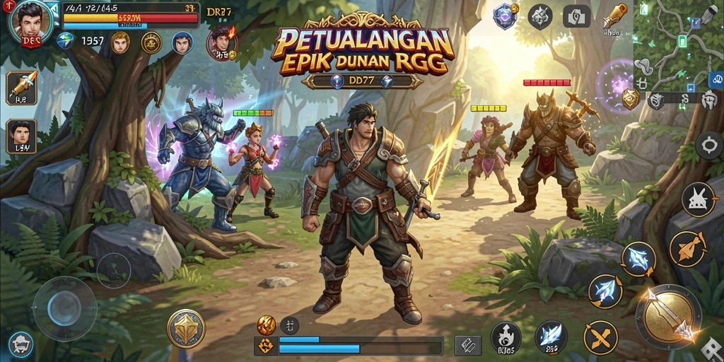 Gameplay epik dalam <strong>IDR77</strong> yang menyajikan petualangan RPG menarik.