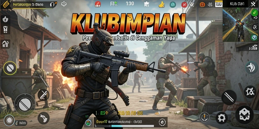 Gameplay KLUBIMPIAN yang menegangkan di medan perang
