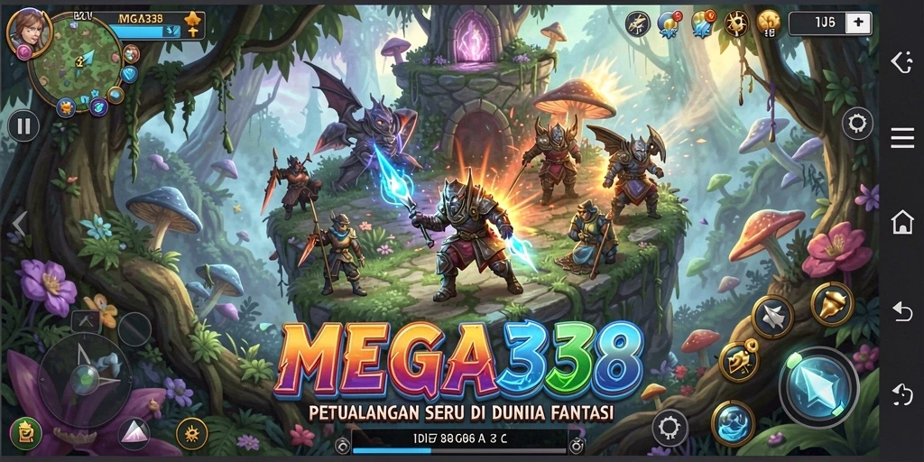 Tampilan gameplay seru dari MEGA338 dalam petualangan penuh aksi.
