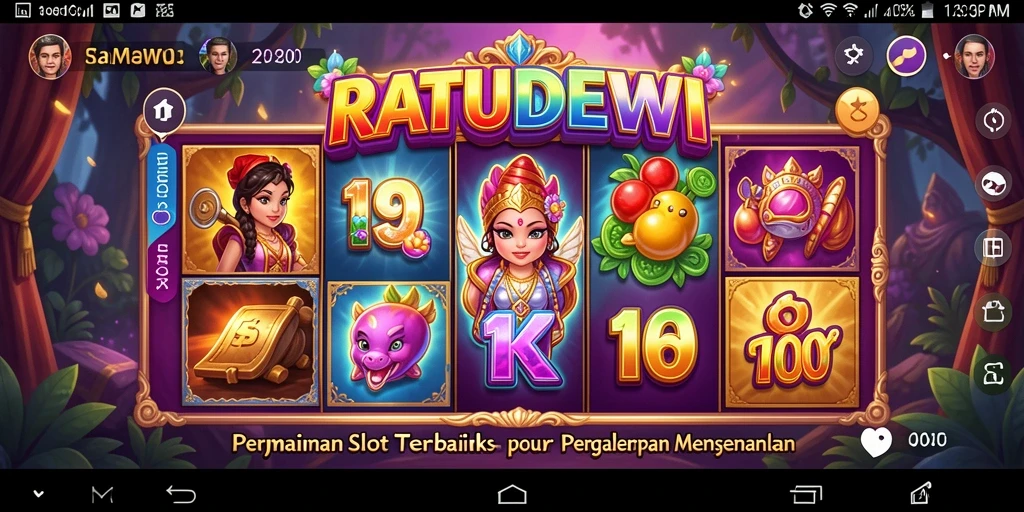 Screenshot gameplay Slot RATUDEWI yang seru dan menarik.