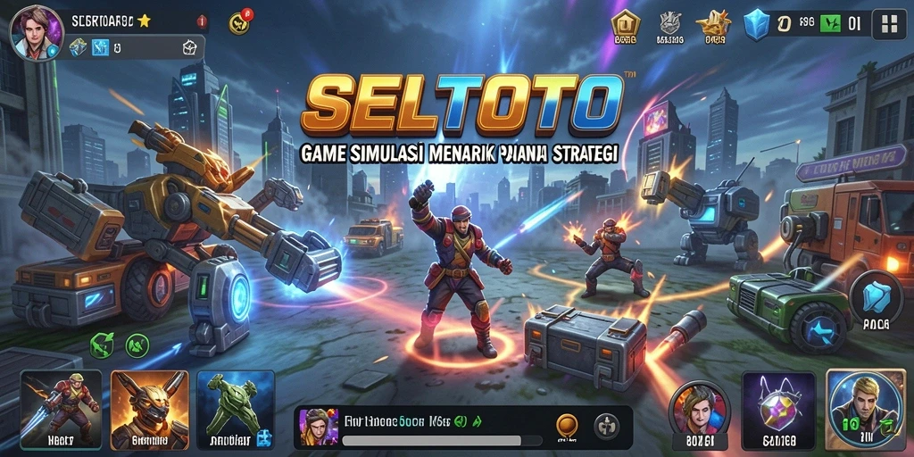 Tangkapan layar gameplay SELTOTO menampilkan strategi dan manajemen yang mendebarkan.