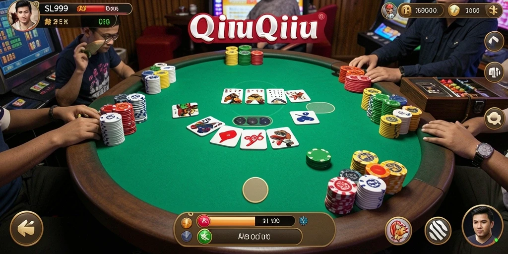 Tampilan gameplay seru dari SL999 yang penuh strategi QiuQiu.