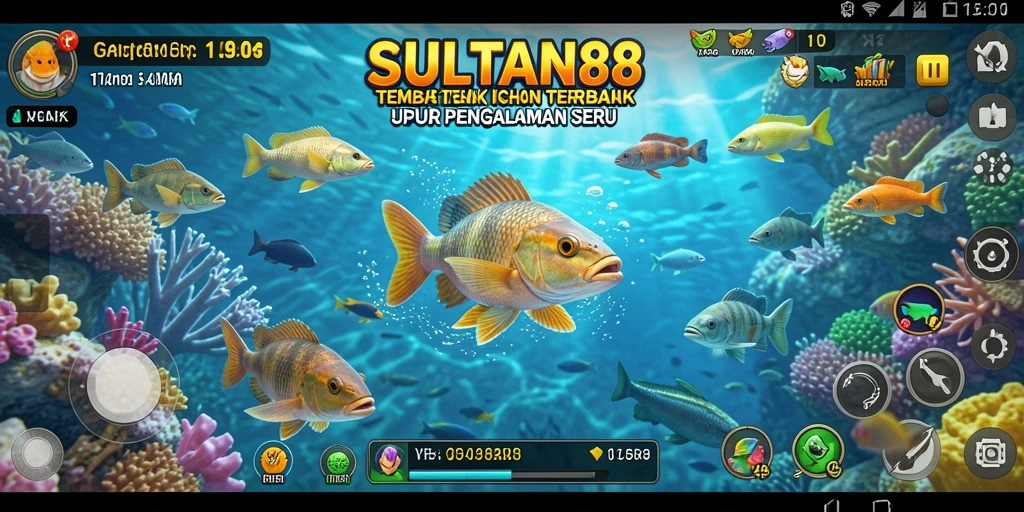 Tampilan menggembirakan dari gameplay SULTAN88 yang penuh aksi menembak ikan.