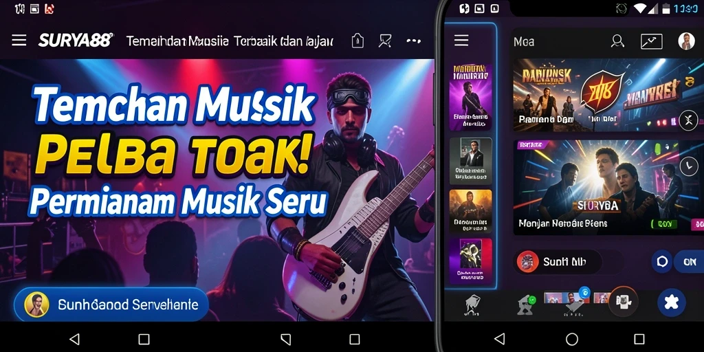 Tampilan gameplay SURYA88 yang seru dan interaktif dalam bermain musik.