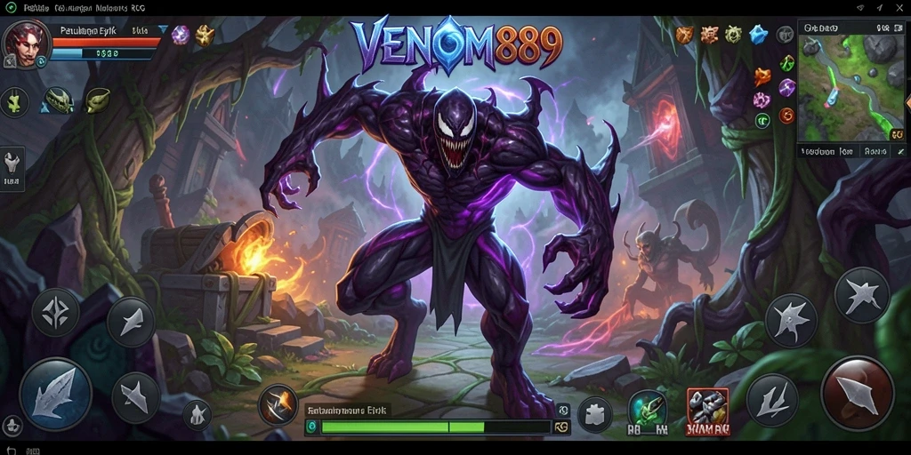 Gameplay <strong>VENOM889</strong> yang menegangkan dan penuh aksi.
